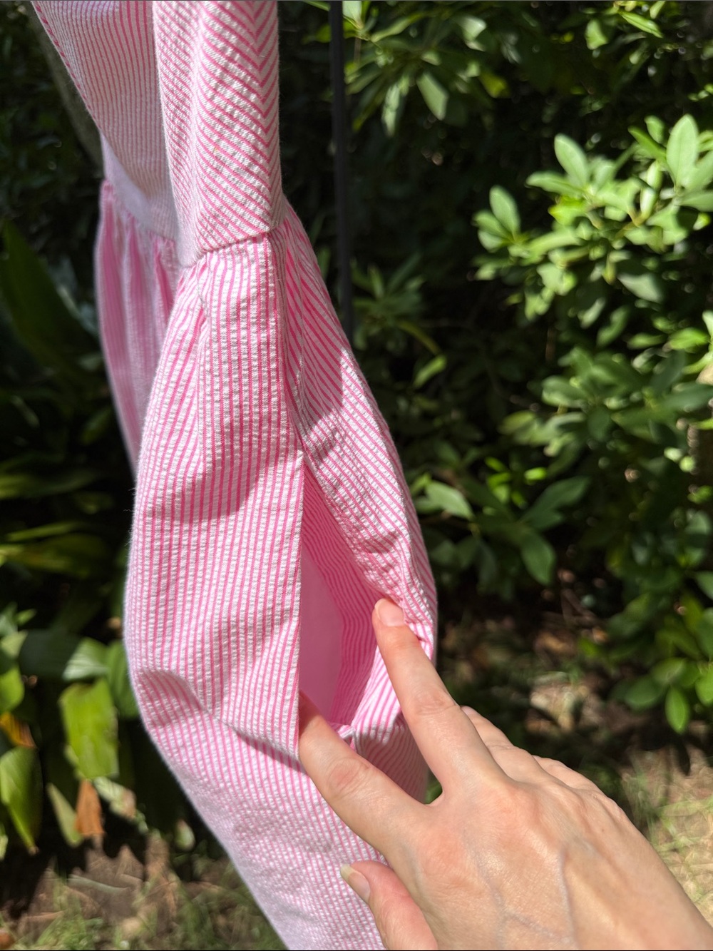 Lilly Pulitzer Pink Striped Strapless Dress - Picture 6 of 6
